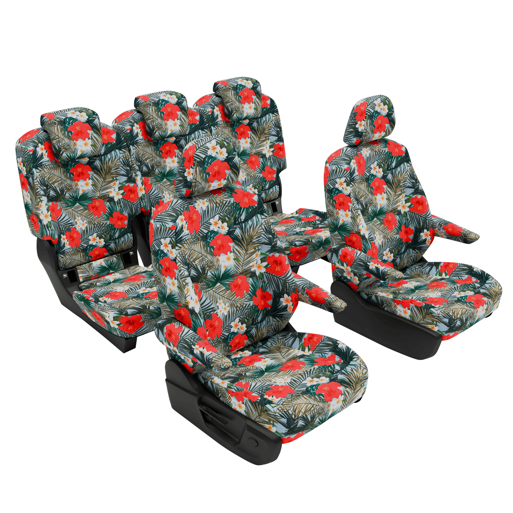 seat covers T7 Multivan Hibiscus