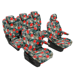 seat covers T7 Multivan Hibiscus