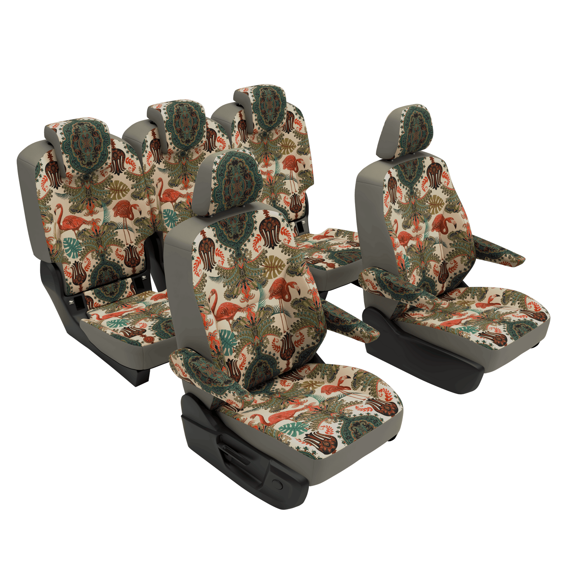 seat covers T7 California Oriental Flamingo
