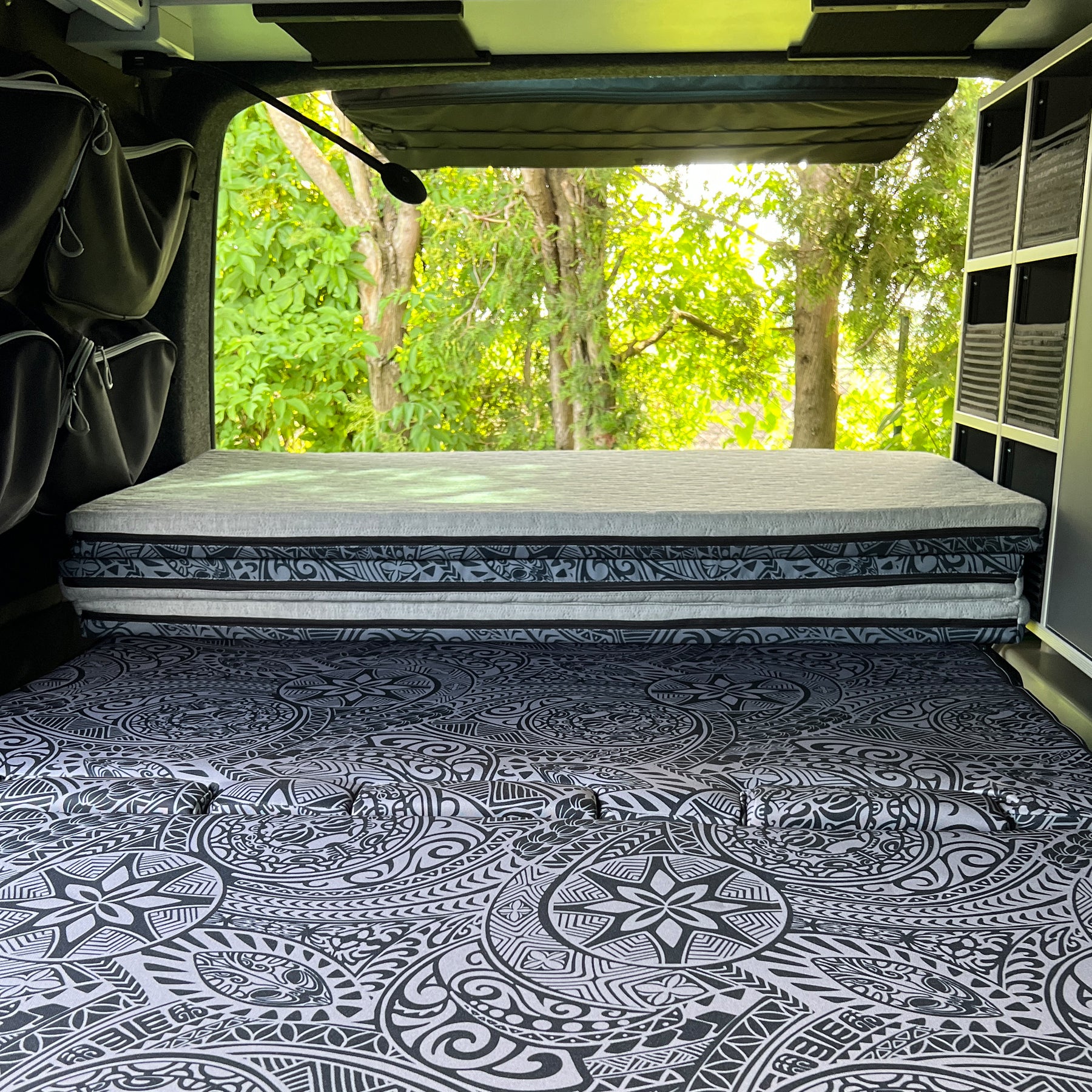 Premium mattress topper foldable vanexxt / Schnierle SL3 rear seat