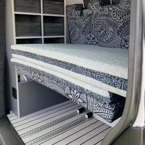 Premium mattress topper foldable vanexxt / Schnierle SL3 rear seat