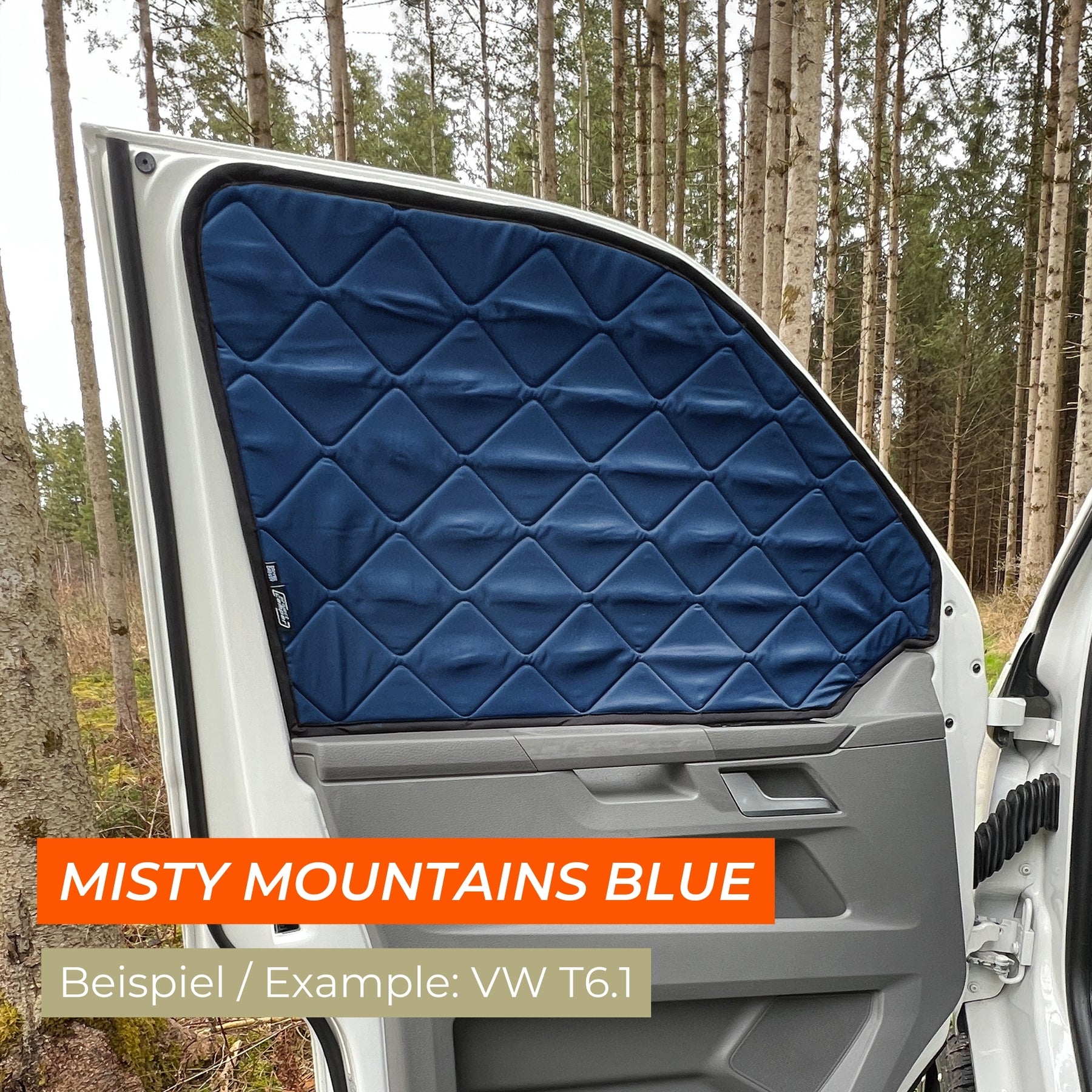 Magnet-thermal mats Cockpit (Westfalia) Ford Nugget (2019-2023)/Ford Transit Custom (à partir de 2014)