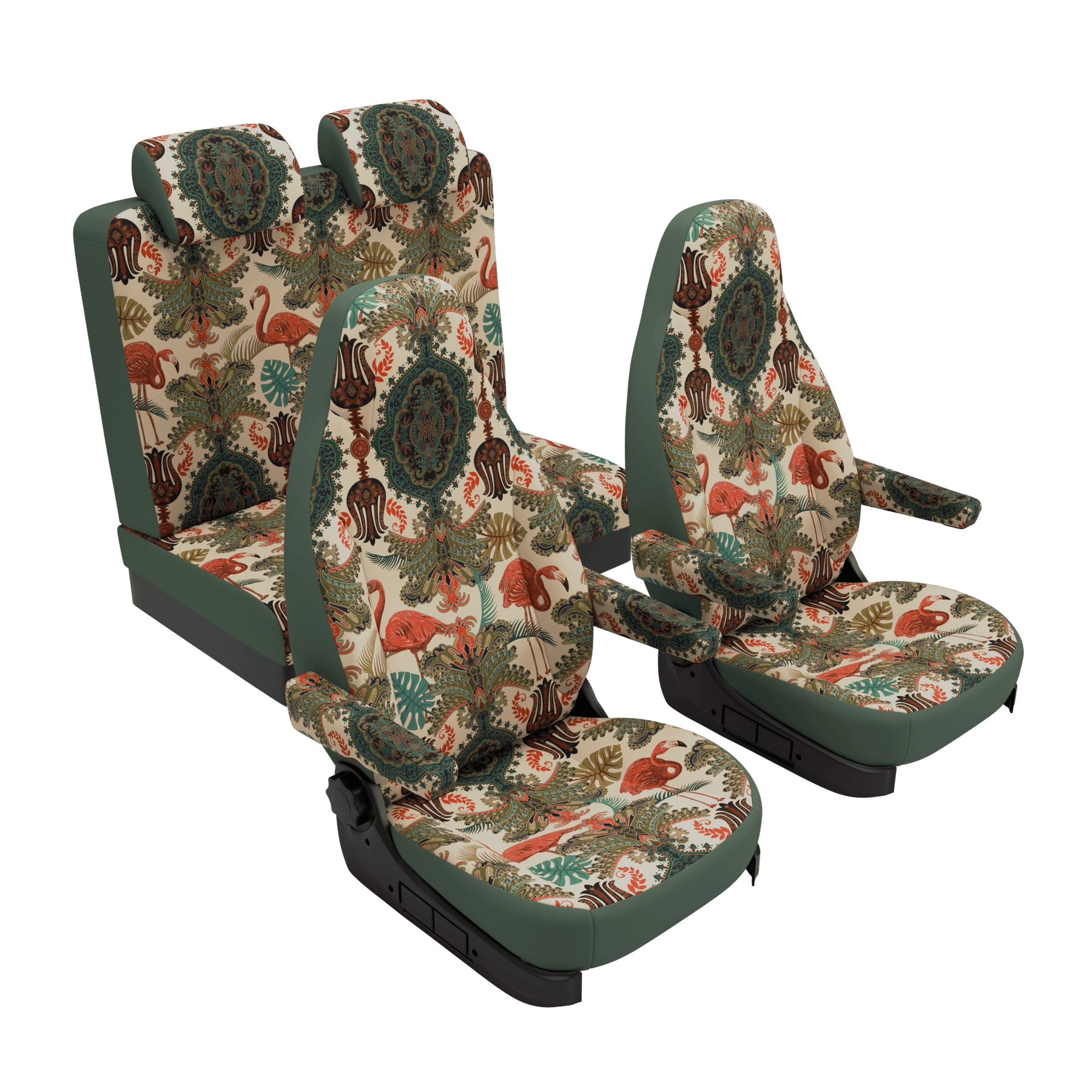 Housses de siège Caravans International Kyros Oriental Flamingo