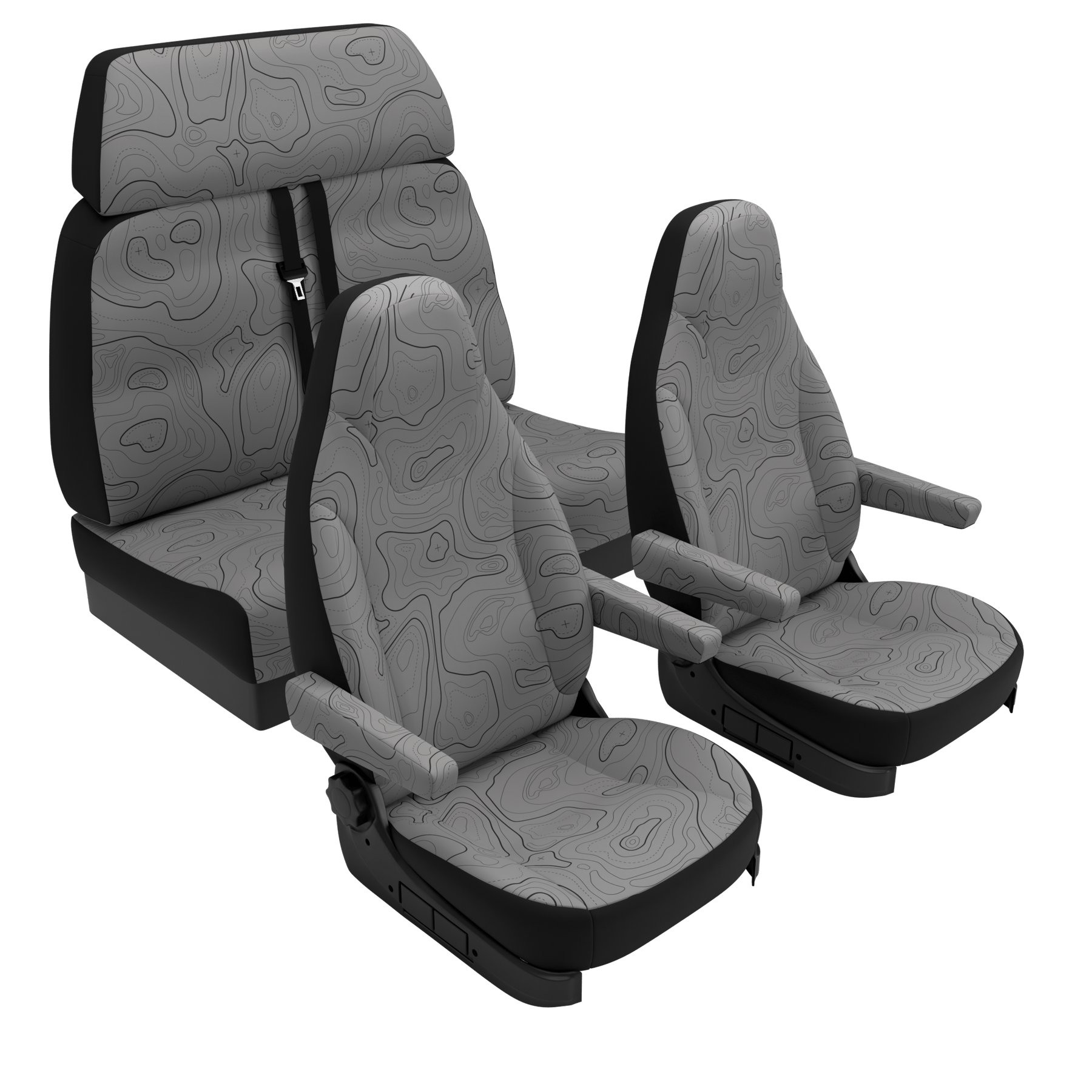 Housses de siège Bantam Van (à partir de 2014) Wild Lines