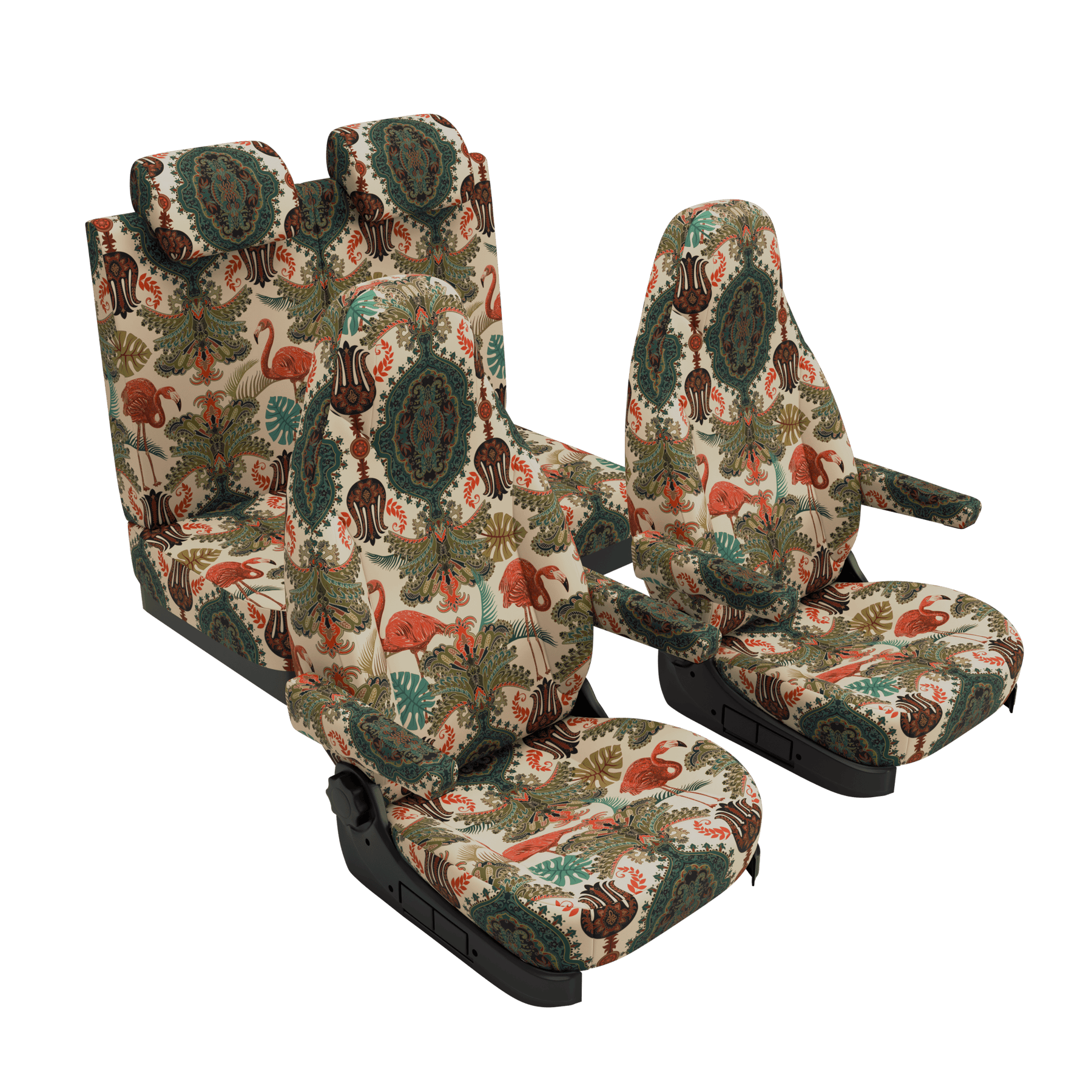 Housses de siège Weinsberg Outlaw (à partir de 2021) Oriental Flamingo