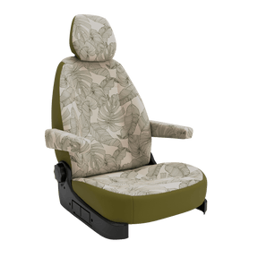 Housses de siège Fiat Ducato Transporter (à partir de 2006) Vintage Leaves