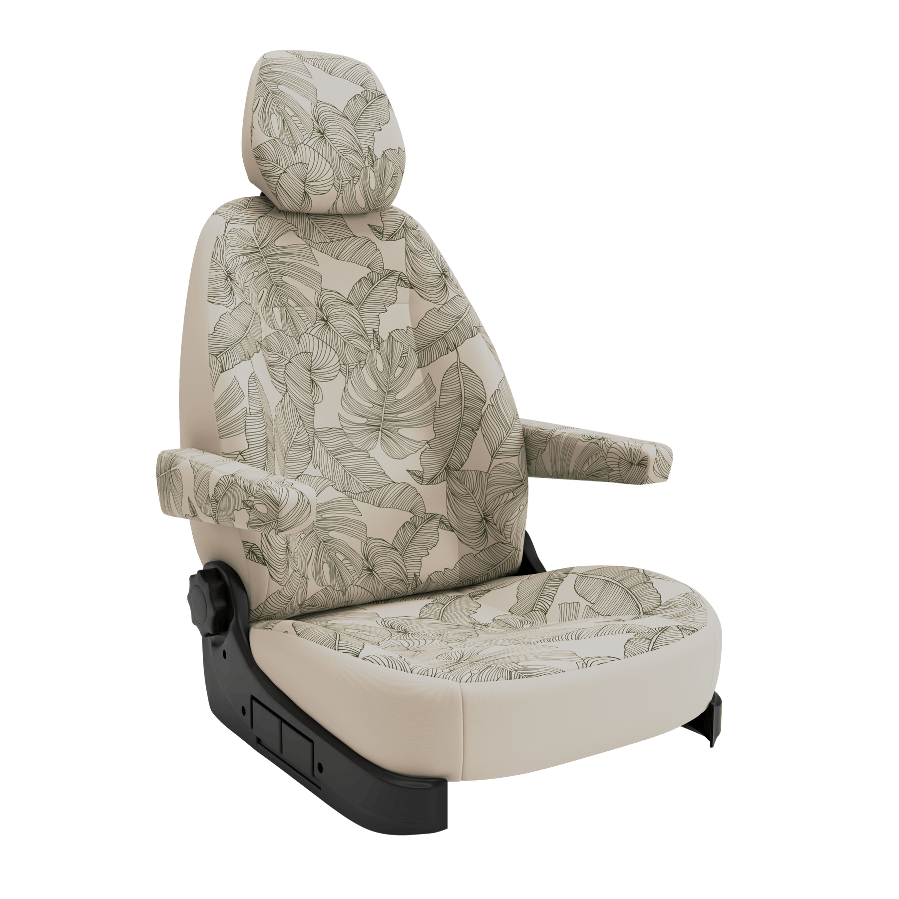 Housses de siège Fiat Ducato Transporter (à partir de 2006) Vintage Leaves