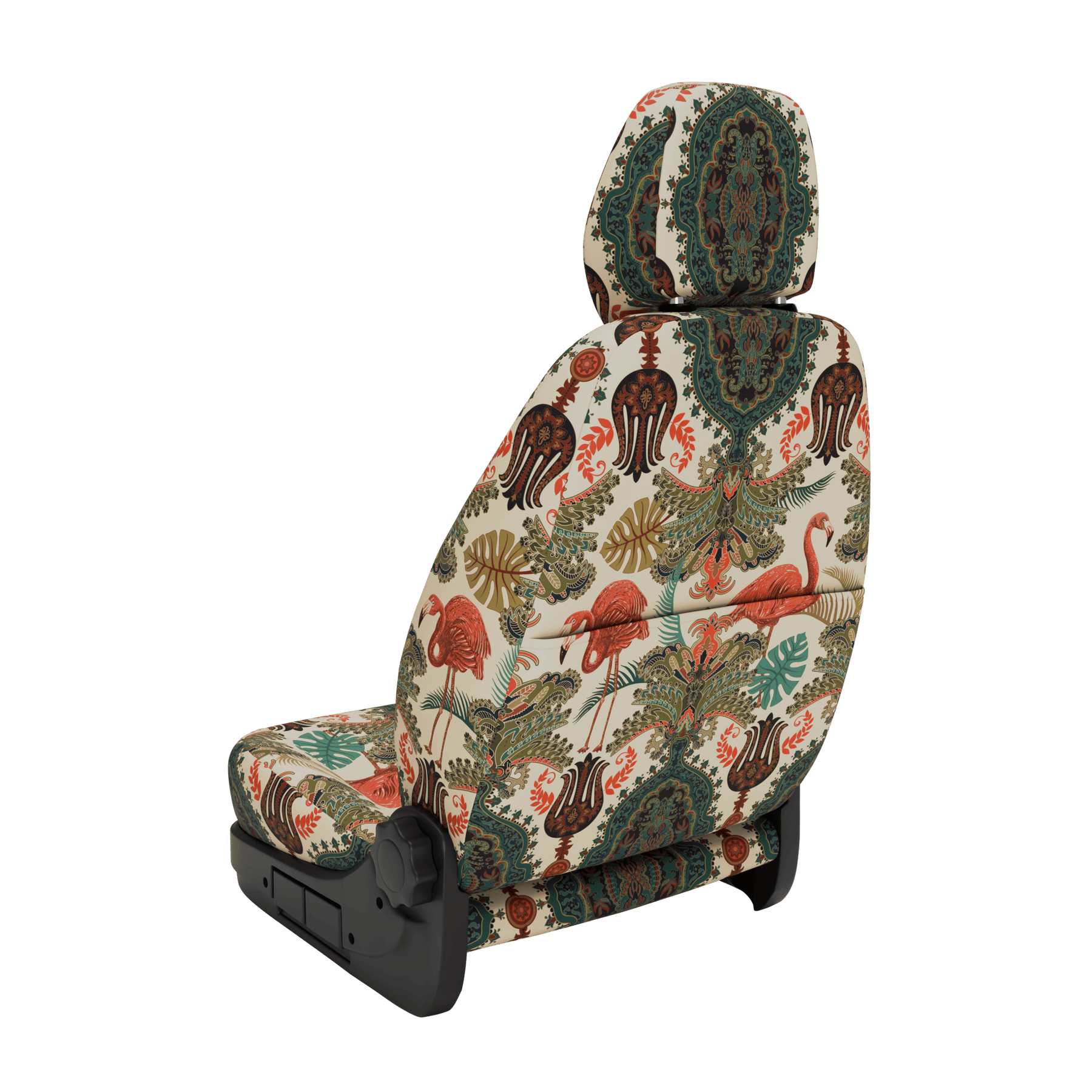 Housses de siège Fiat Ducato Transporter (à partir de 2006) Oriental Flamingo