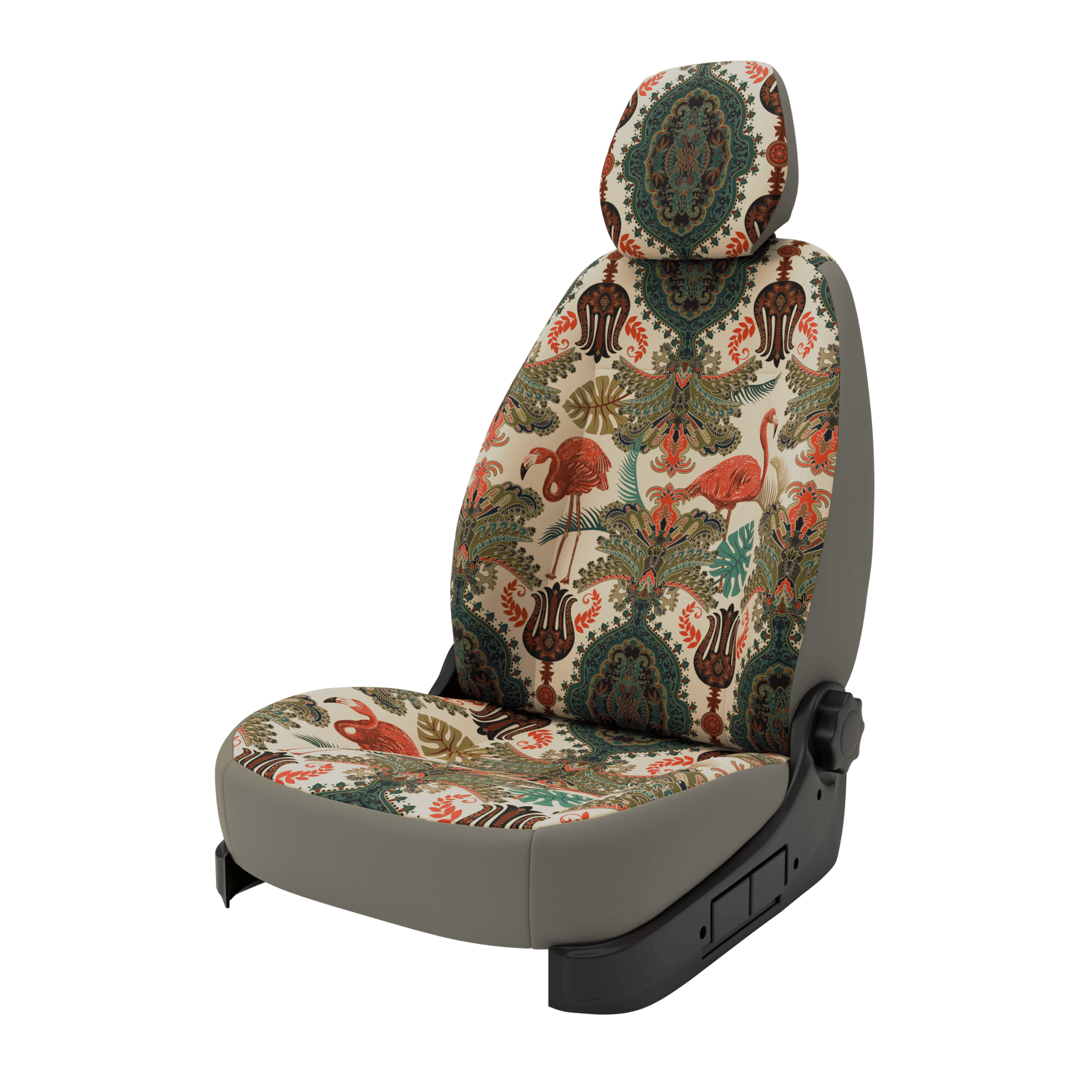 Housses de siège Fiat Ducato Transporter (à partir de 2006) Oriental Flamingo