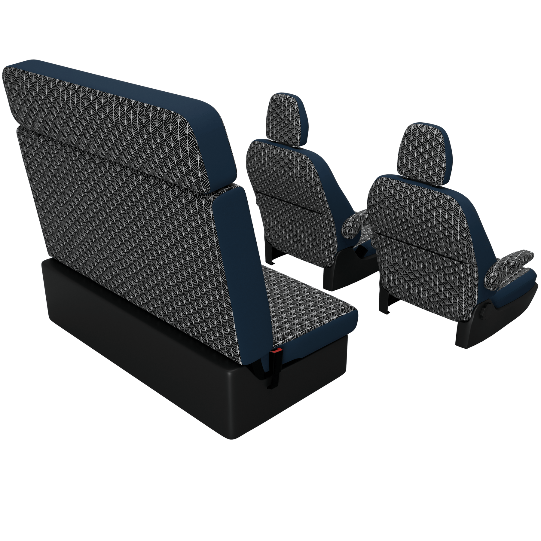 Housses de siège Ford Nugget (Westfalia) (2019-2023) Art Déco