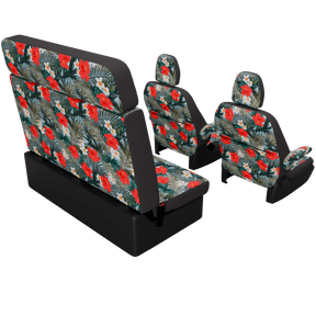 Housses de siège Ford Nugget (Westfalia) (2019-2023) Hibiscus