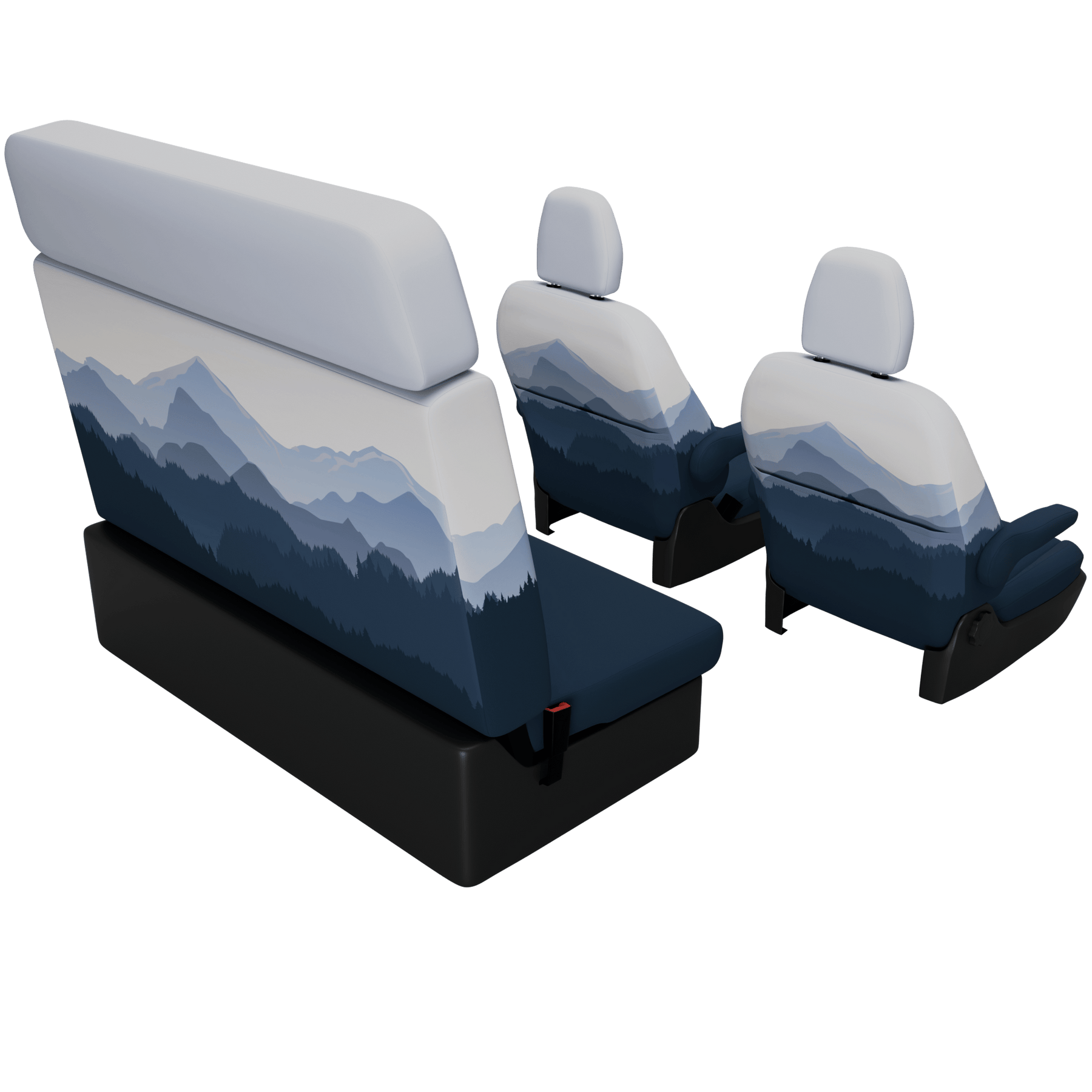 Housses de siège Ford Nugget (Westfalia) (2019-2023) Misty Mountains