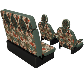 Housses de siège Ford Nugget (Westfalia) (2019-2023) Oriental Flamingo