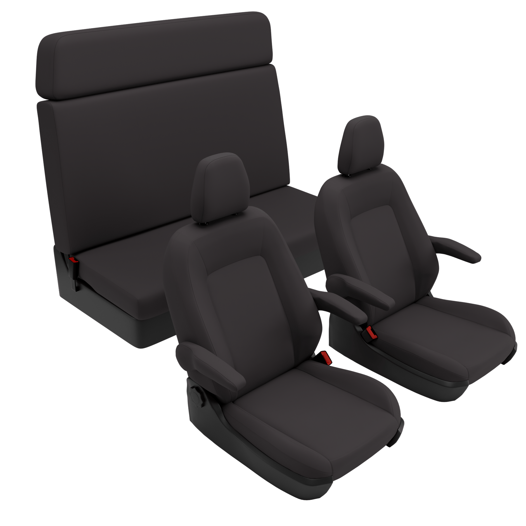 Housses de siège Ford Nugget (Westfalia) (2019-2023) Couleurs unies