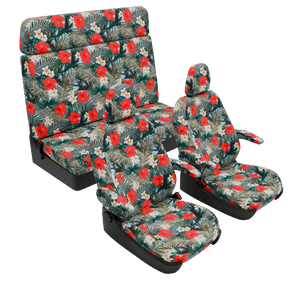 Housses de siège Ford Nugget (Westfalia) (2019-2023) Hibiscus