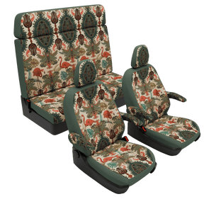 Housses de siège Ford Nugget (Westfalia) (2019-2023) Oriental Flamingo