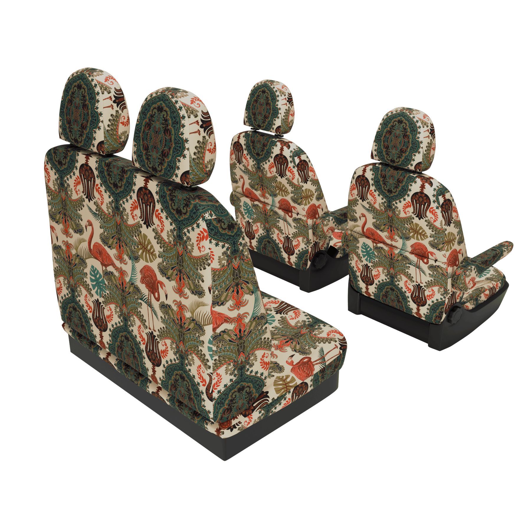 Housses de siège VW Grand California Oriental Flamingo