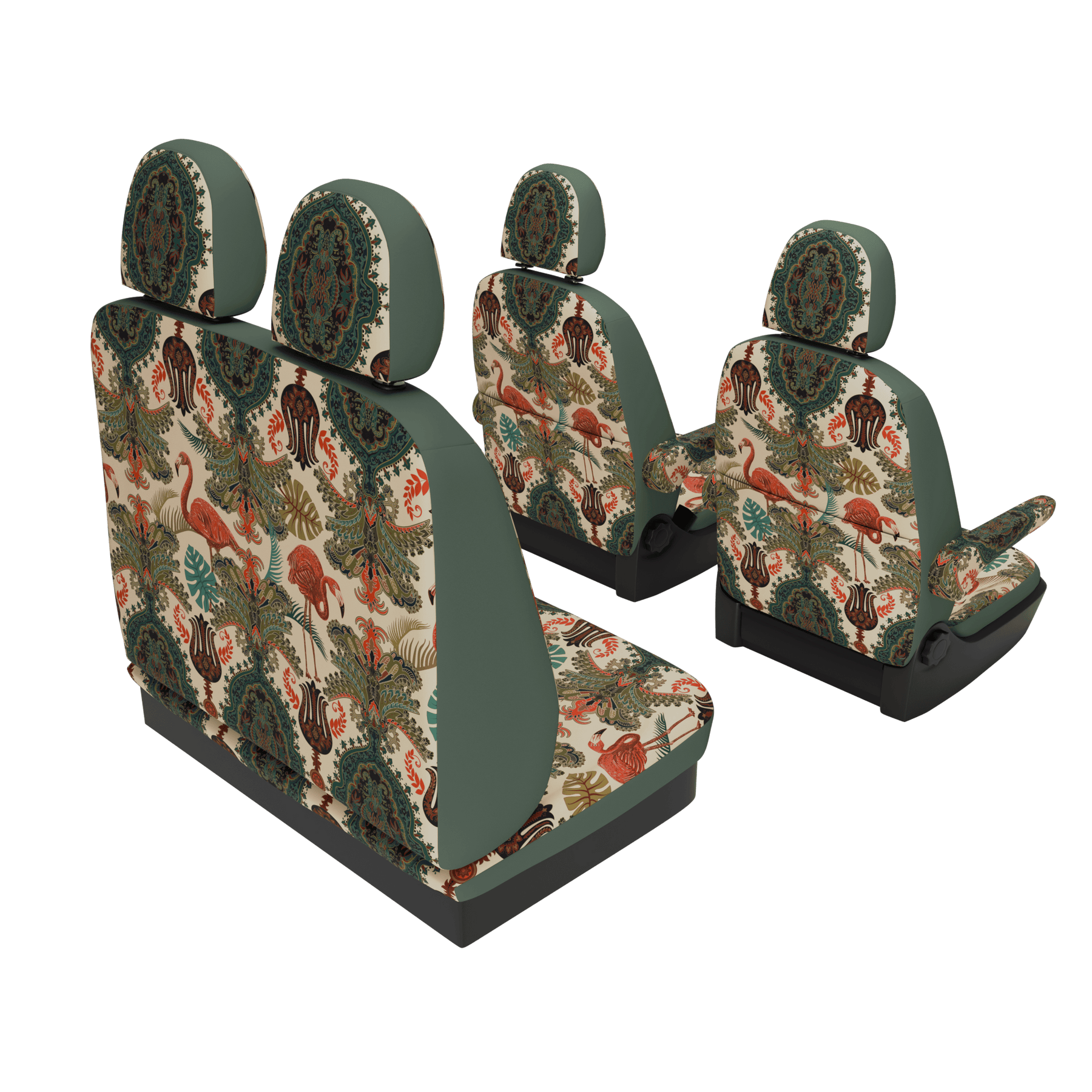 Housses de siège VW Grand California Oriental Flamingo