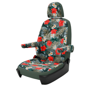 Housses de siège VW Crafter (à partir de 2017) Hibiscus