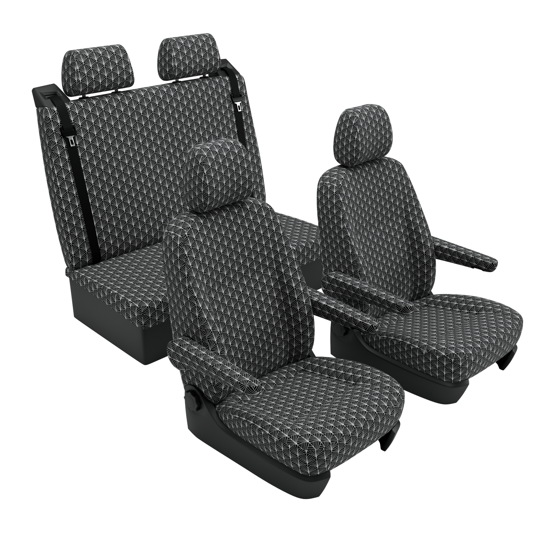 Housses de siège VW T6 California Art Déco