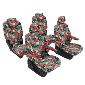 Housses de siège VW T7 Multivan Hibiscus