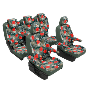 Housses de siège VW T7 Multivan Hibiscus