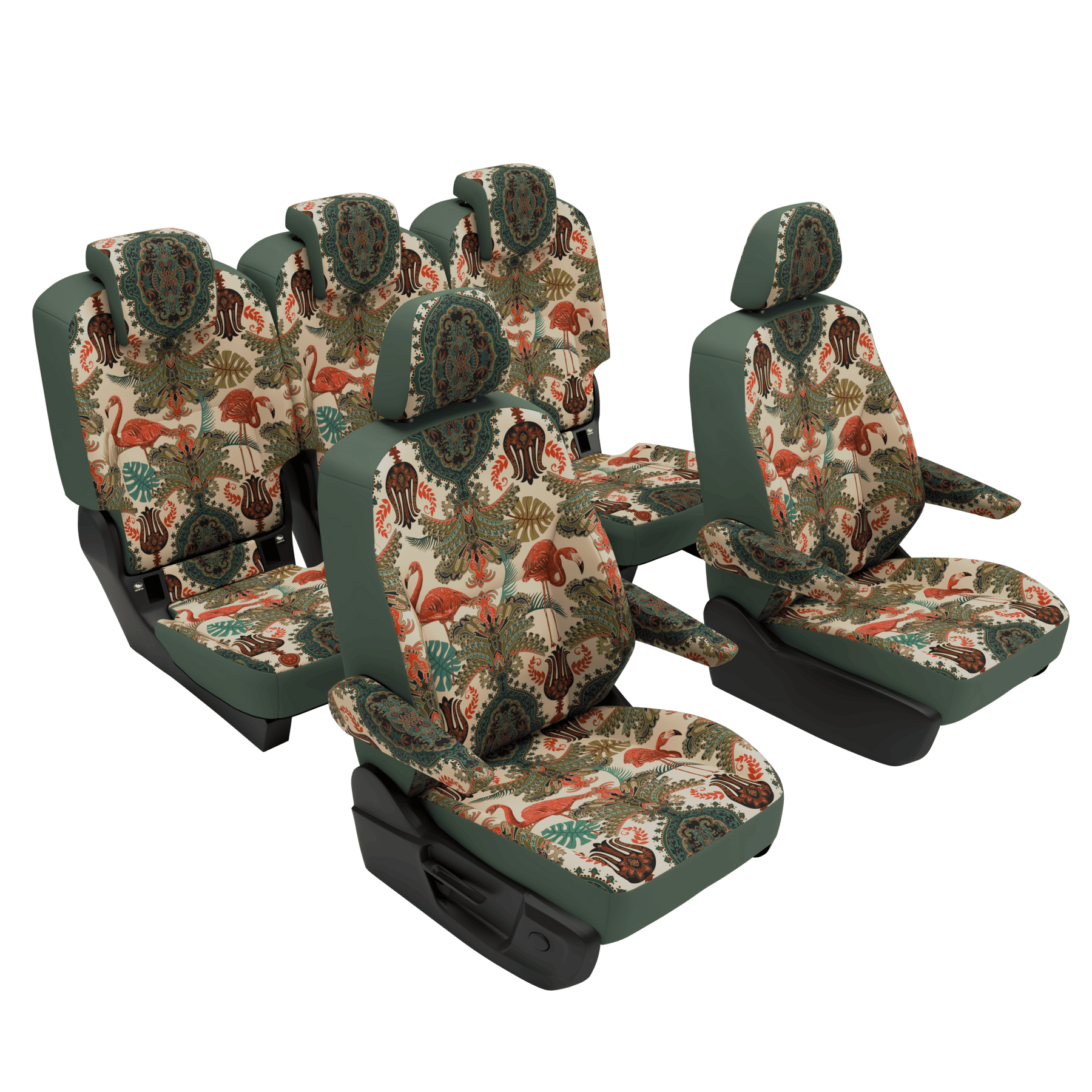 Housses de siège VW T7 Multivan Oriental Flamingo